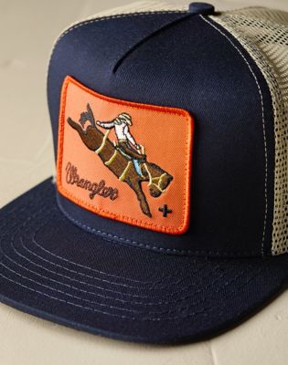 Wrangler x Imogene + Willie Trucker Hat in Blue