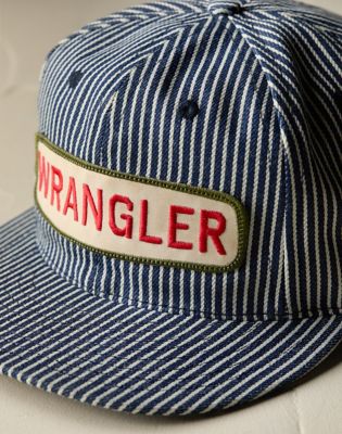 Wrangler x Imogene + Willie Stripe Cap in Hickory Stripe