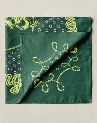 Wrangler x Imogene + Willie Bandana in Green
