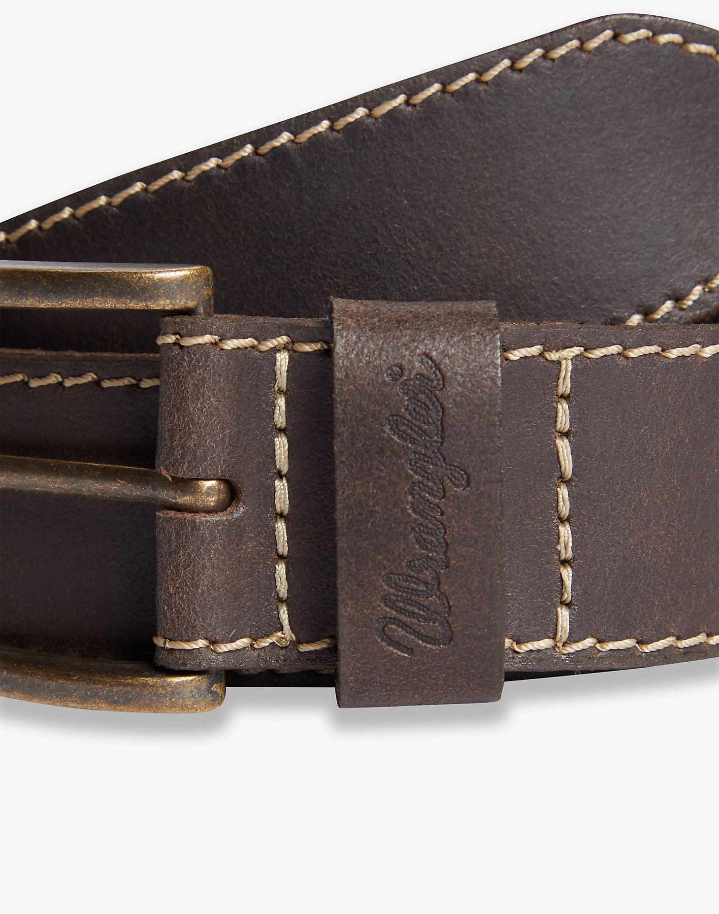 Stitched Belt:Brown:90 alternative view 5