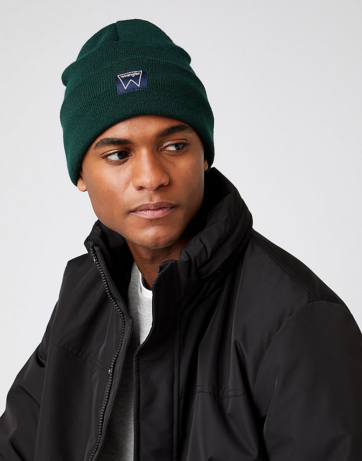 Basic Beanie in Deep Forest main view