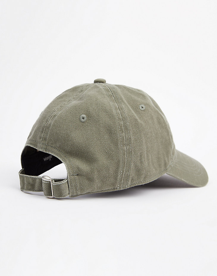 Washed Logo Cap in Oil Green alternative view 2