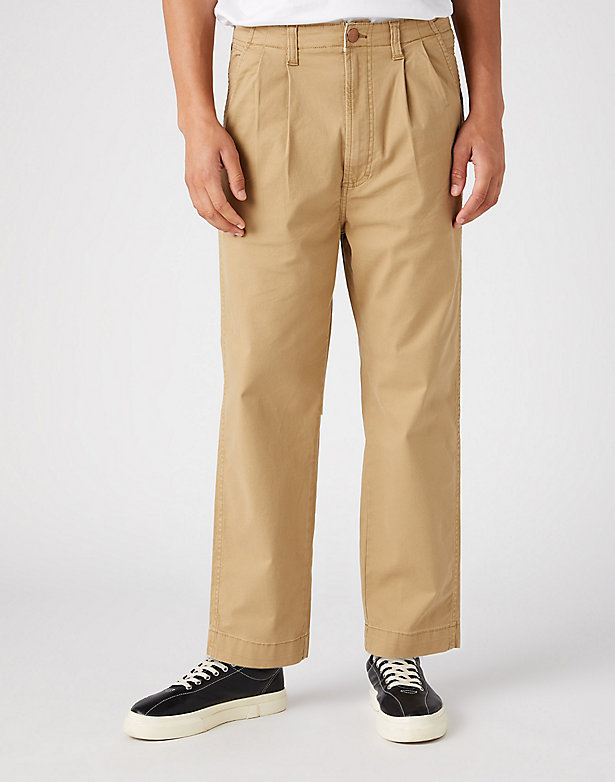 Casey Pleated Chino in Kelp