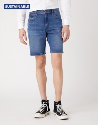 men's wrangler cargo denim shorts