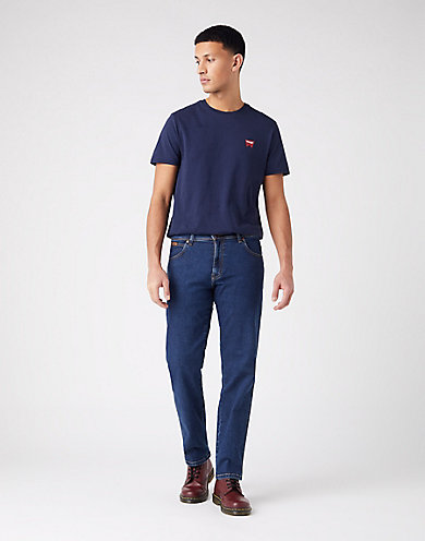 Wrangler Texas Contrast Jeans Straight Uomo