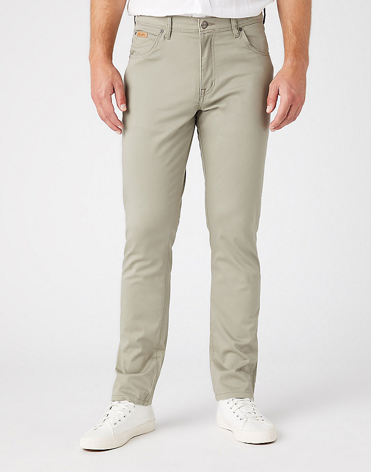 Texas Slim Trousers in Vetiver Green main view