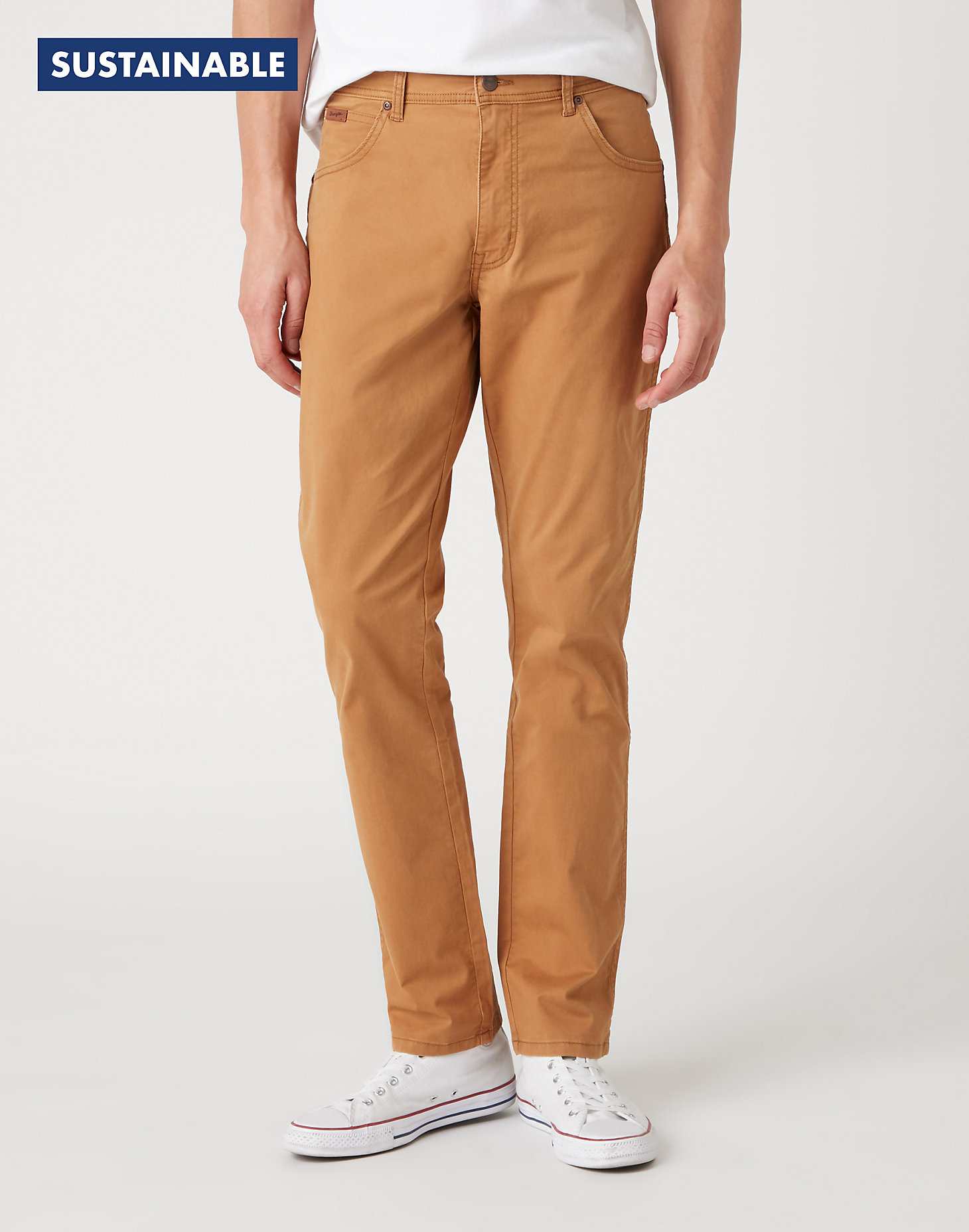 Texas Slim Trousers in Biscuit main view