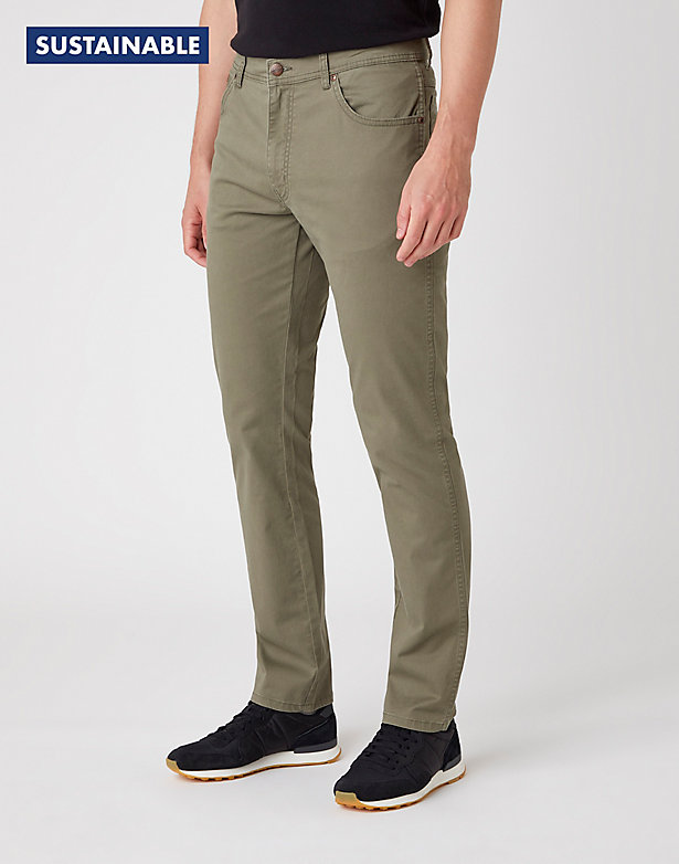 Texas Slim Trousers in Dusty Olive