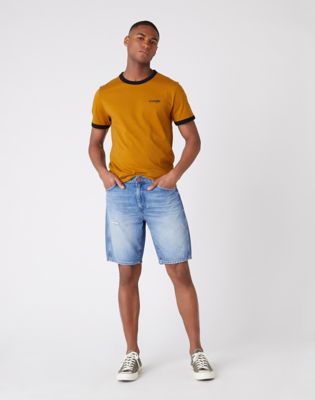 wrangler 5 pocket denim shorts