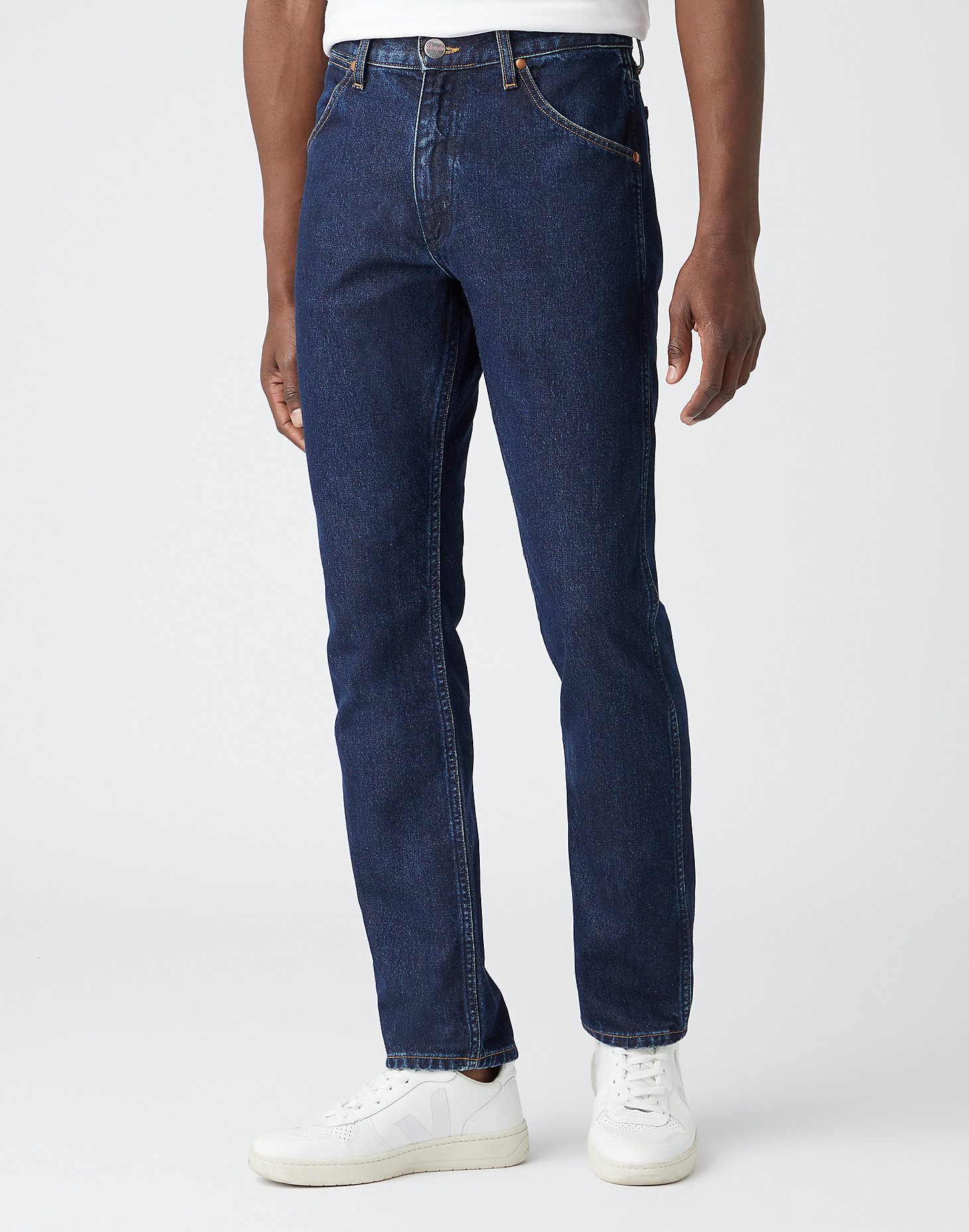 Indigood Icons 11MWZ Western Slim Jeans in Infinited Blue main view