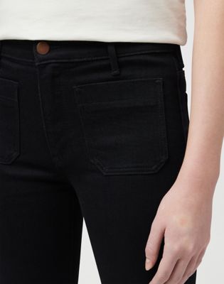 Flare Jeans in Retro Black alternative view 3