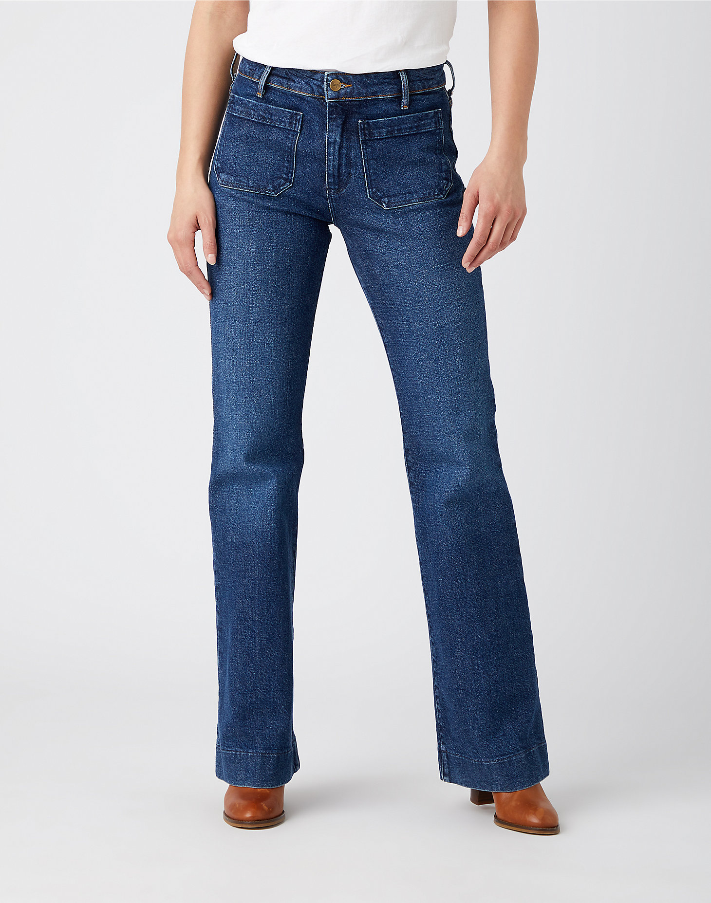 Flare Jeans in Cascade main view
