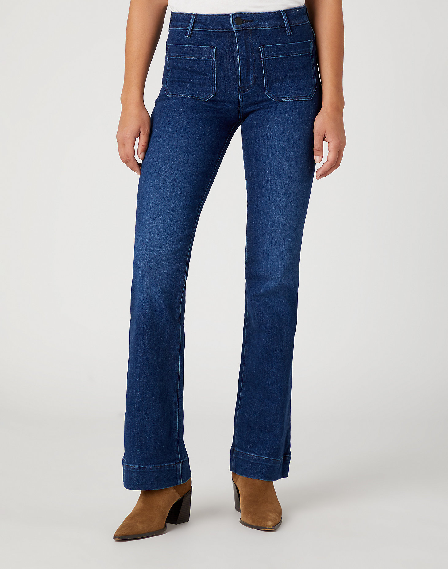 Flare Jeans in Blue Love main view