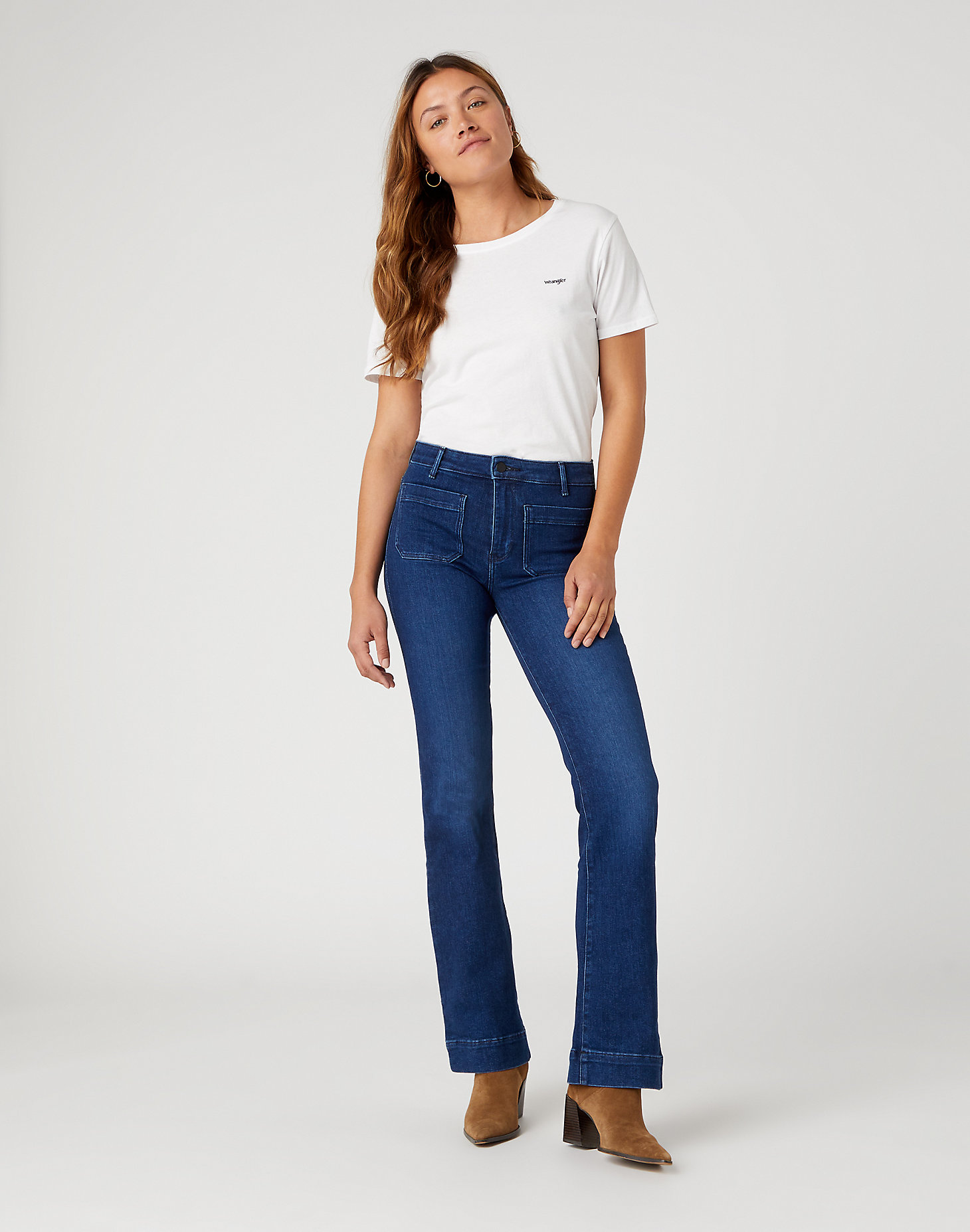 Flare Jeans in Blue Love alternative view 1