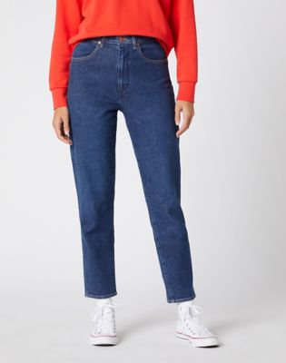 wrangler high waisted mom jeans