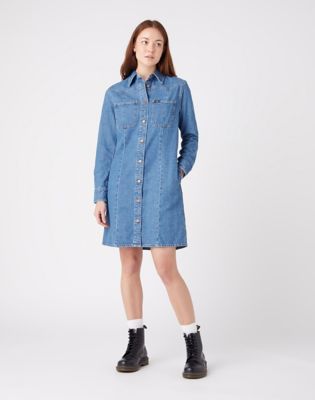 Indigo store western dress