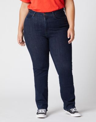 wrangler plus size flare jeans