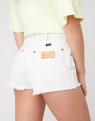 Arriba 92+ imagen wrangler white shorts