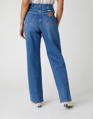 ラングラー Wrangler relaxed mom jean in light blue レディース 【79