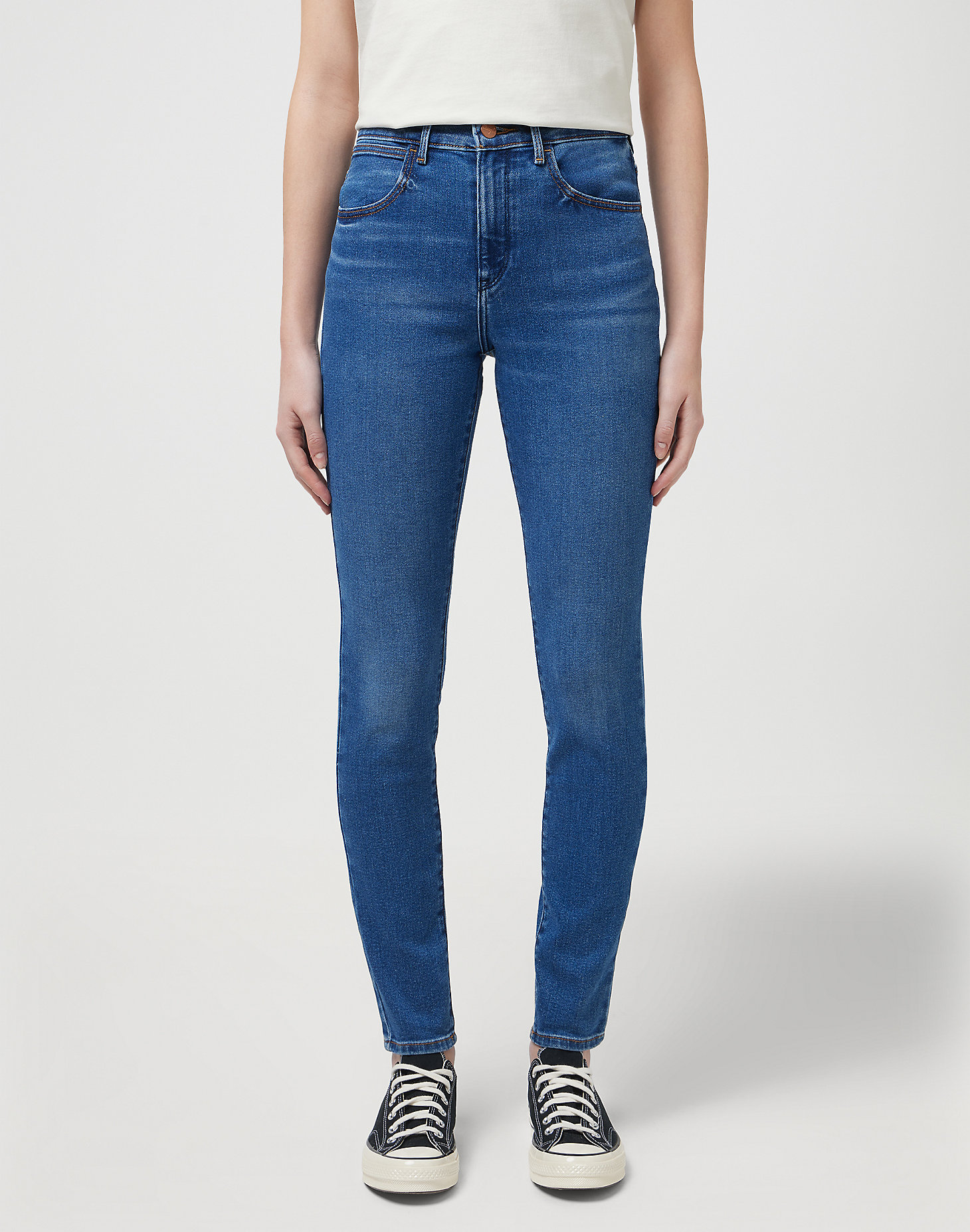 High Skinny Jeans in Camellia main view