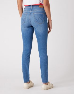 Wrangler high waisted skinny clearance jeans