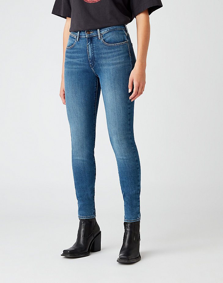 High Skinny Jeans in Good Feeling main view