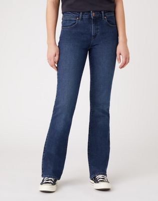 womens wrangler bootcut jeans uk