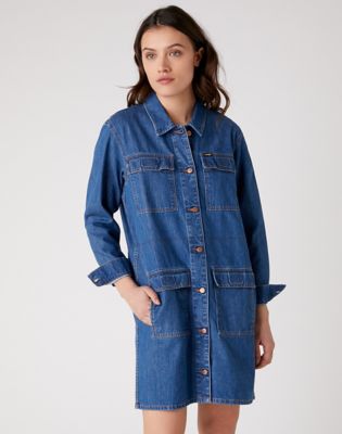 wrangler denim dress