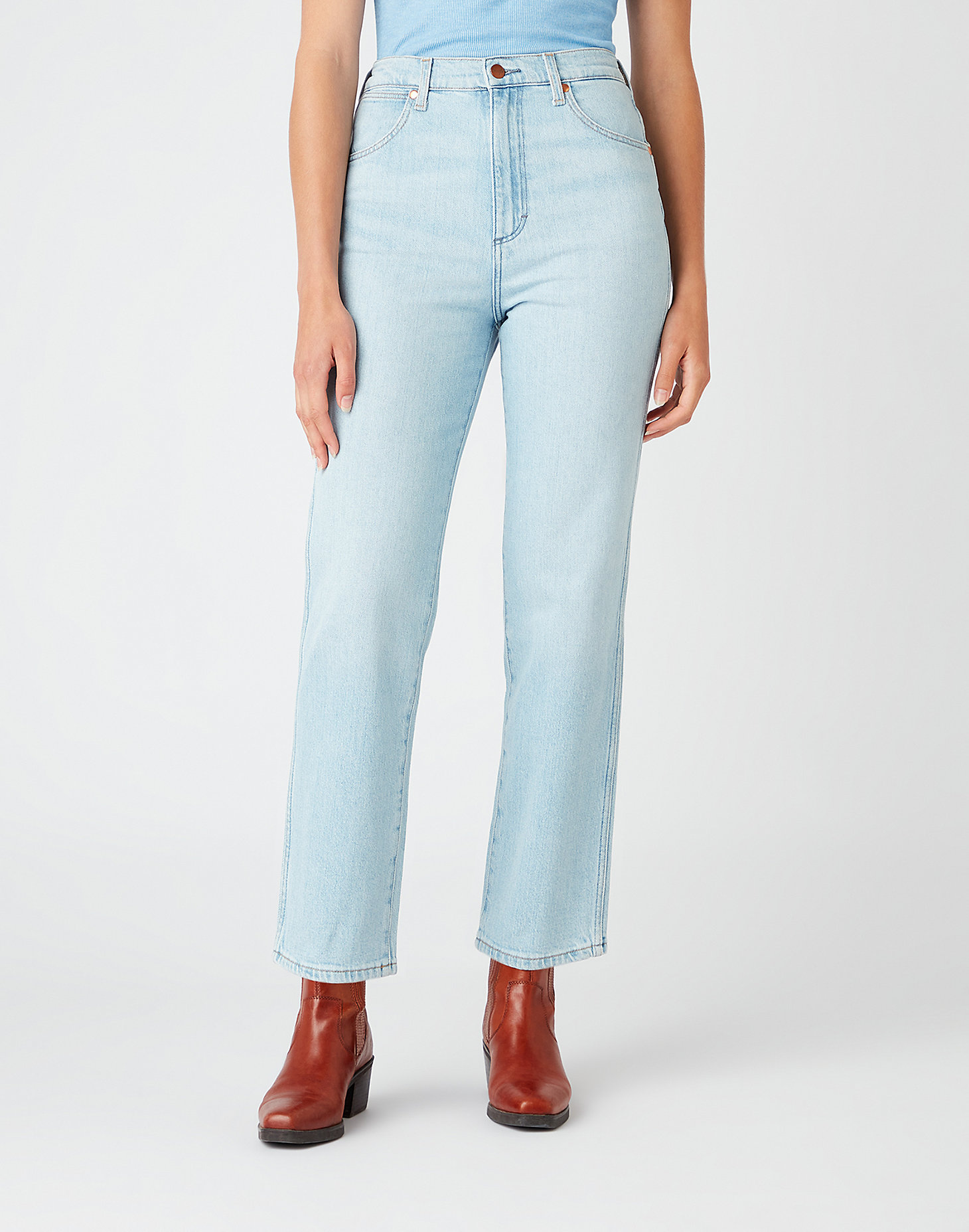Wild West Jeans in Bright Cloud main view