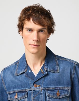 Long jean jacket clearance men