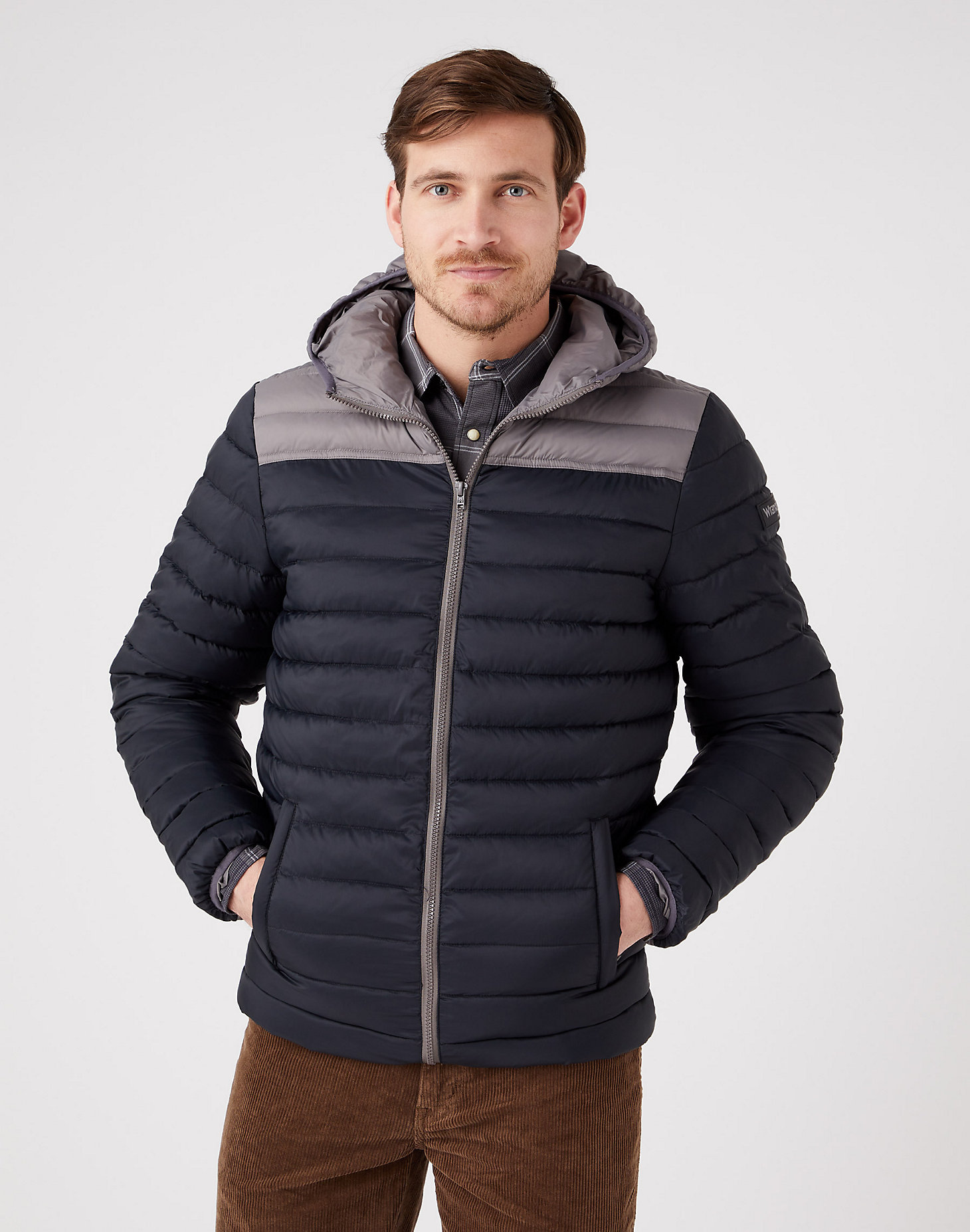 Puffer Jacket in Black main view