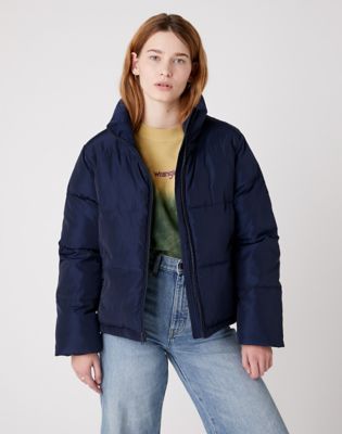 wrangler puffer jacket women's