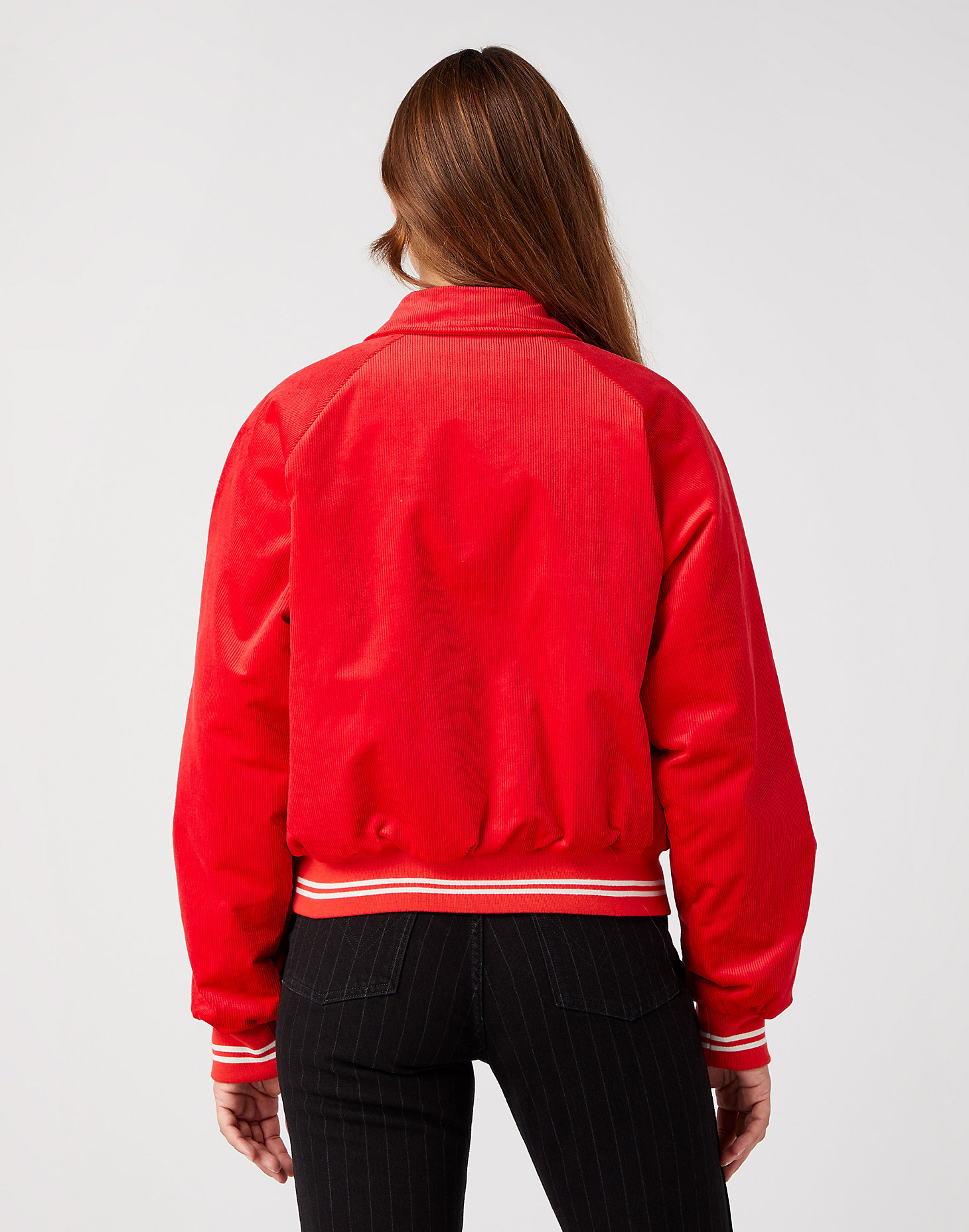 Corduroy Bomber in Formula Red alternative view 2