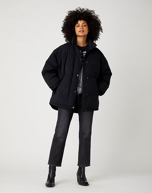 Relaxed Puffer in Black