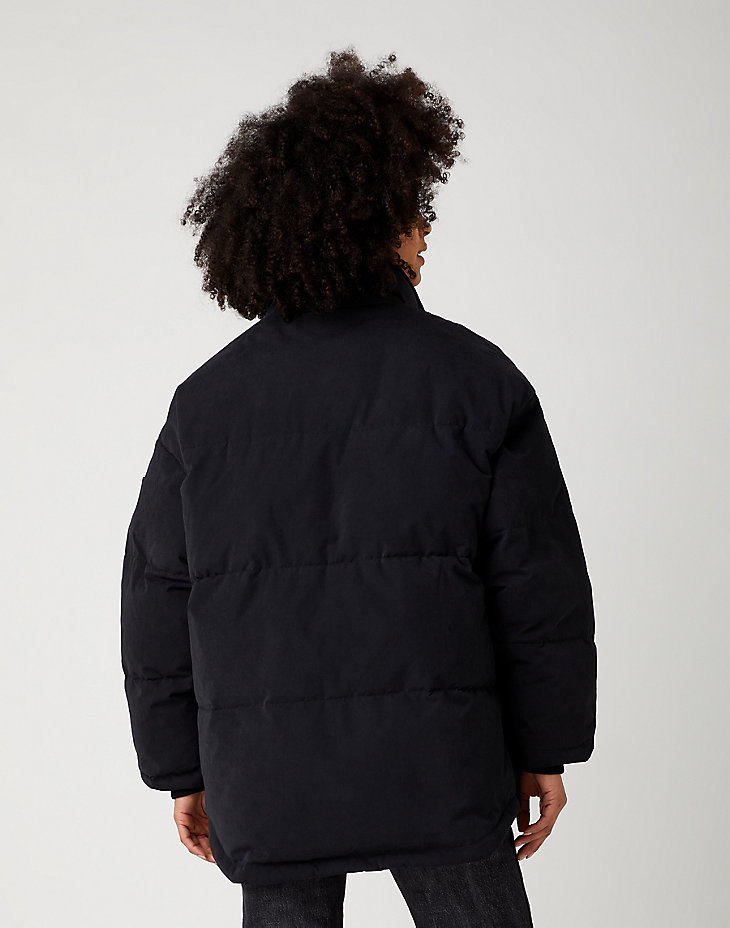 Relaxed Puffer in Black alternative view 2