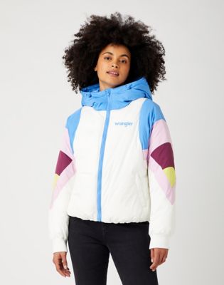 Rainbow hot sale puff jacket