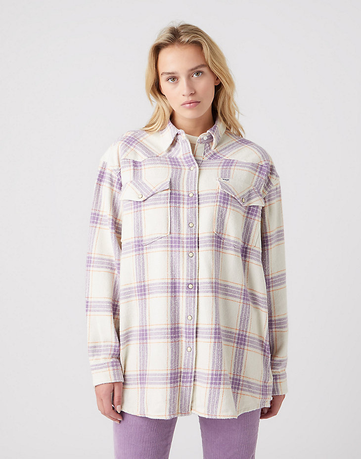 Jumbo Shirt in Orchid Mist main view