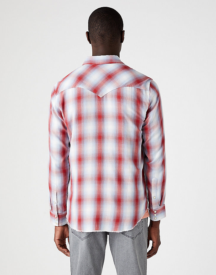 Western Shirt in Flame Red alternative view 2