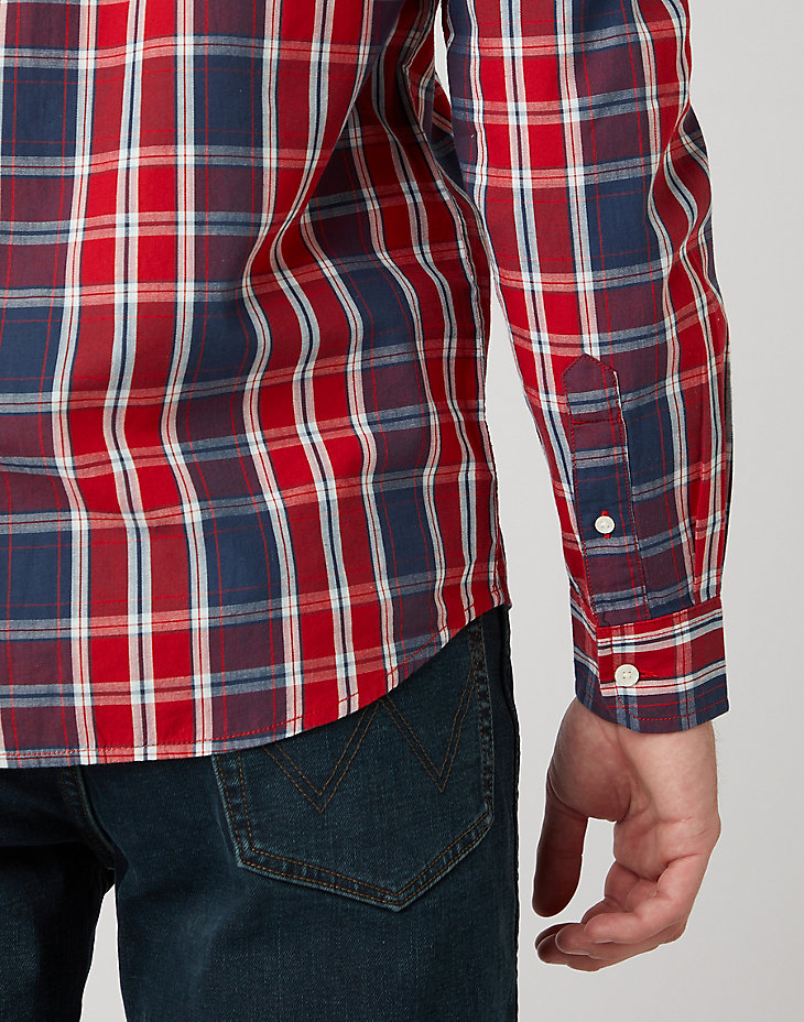 One Pocket Shirt in Chinese Red alternative view 4
