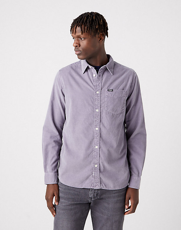 1 Pocket Shirt in Purple Sage