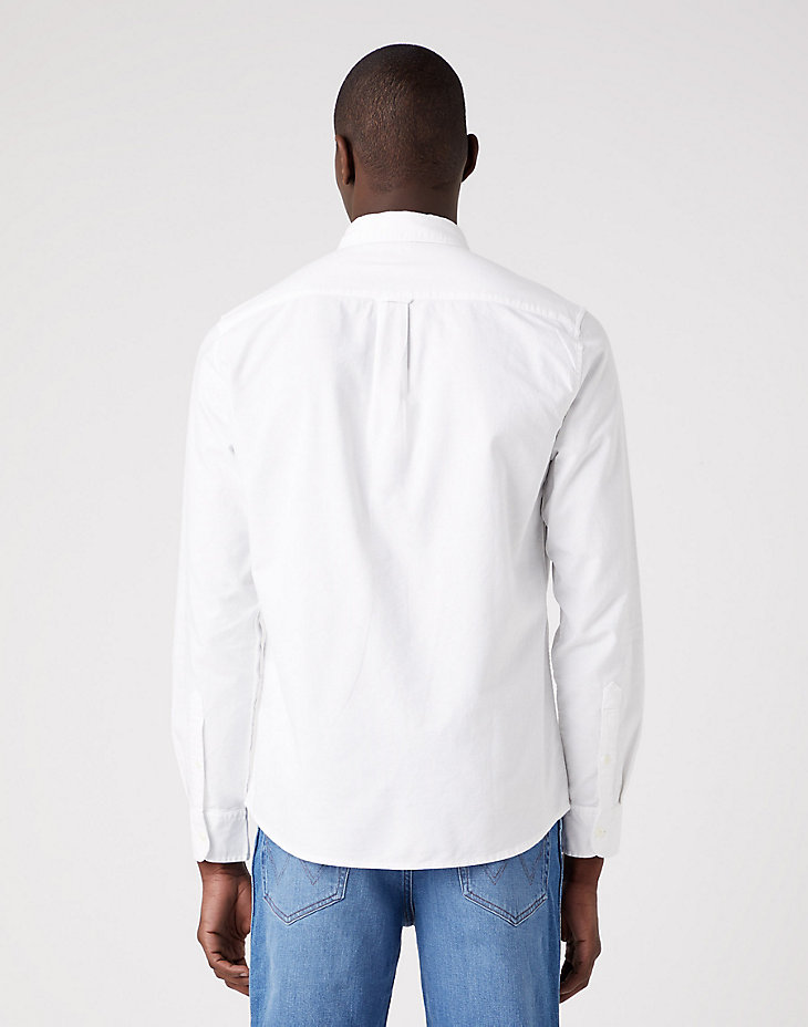 1 Pkt Button Down Shirt in White alternative view 2