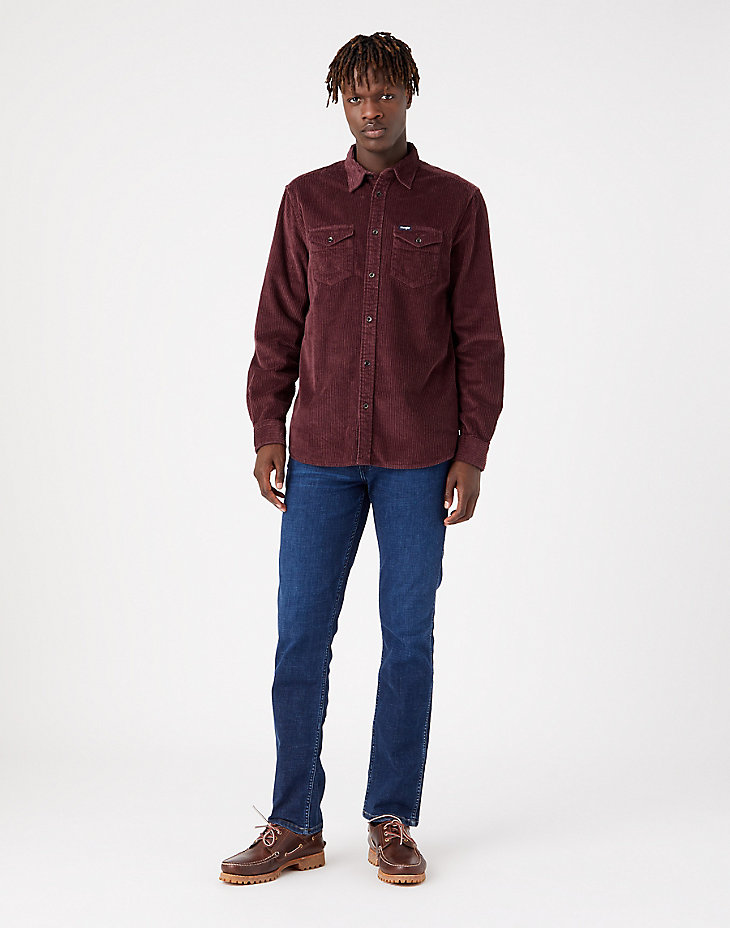 Two Flap Pocket Shirt in Aubergine alternative view