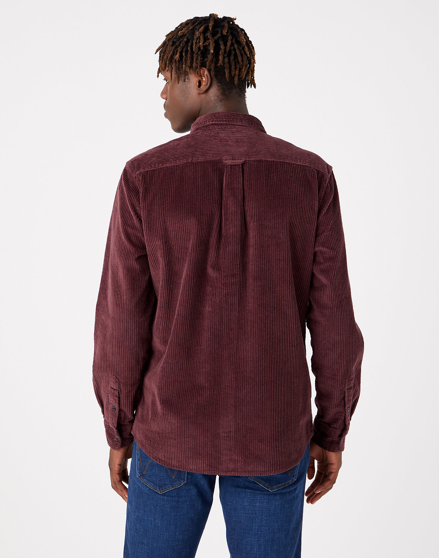 Two Flap Pocket Shirt in Aubergine alternative view 2