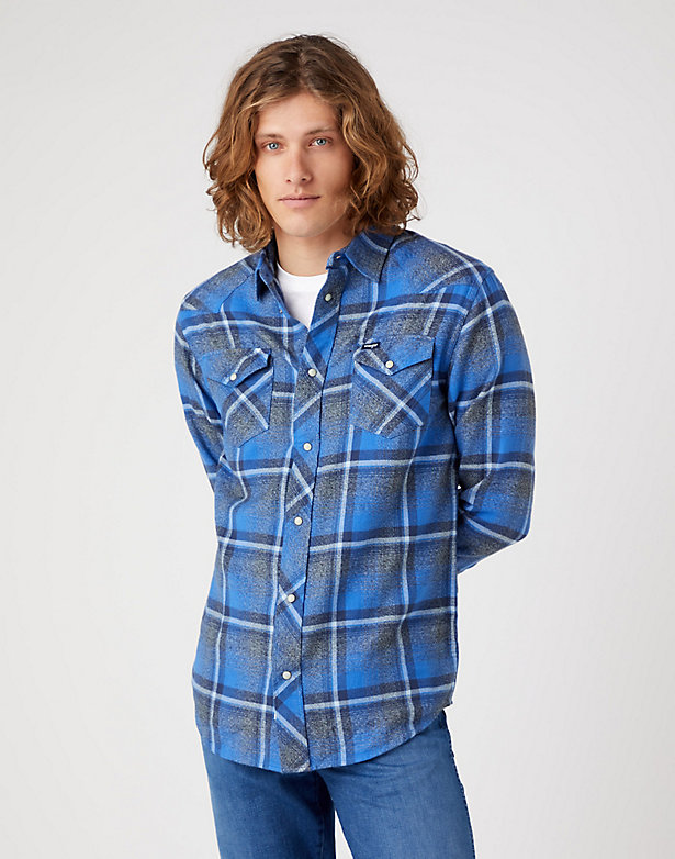 Long Sleeve Workshirt in Wrangler Blue