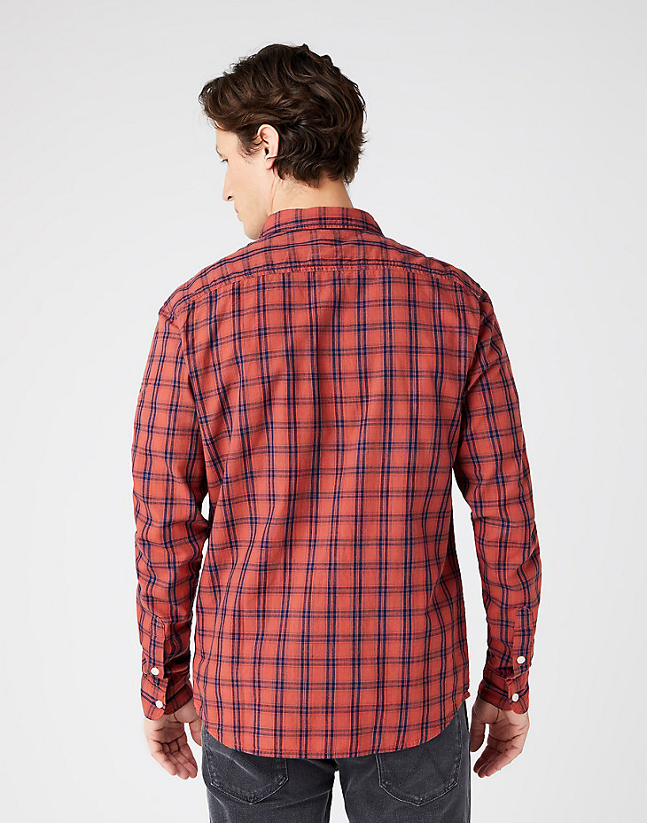 Non Pocket Shirt in Etruscan Red alternative view 2