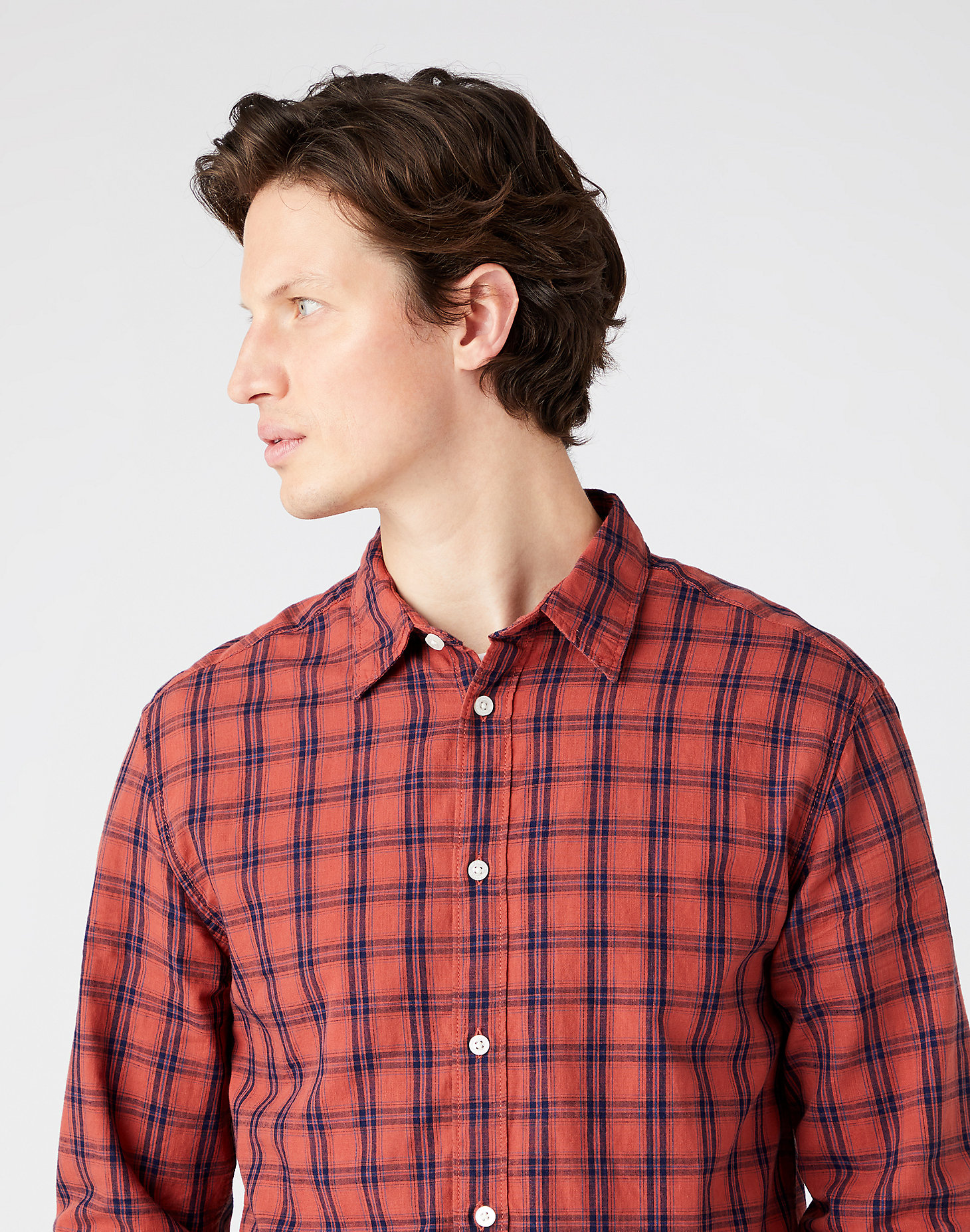Non Pocket Shirt in Etruscan Red alternative view 3
