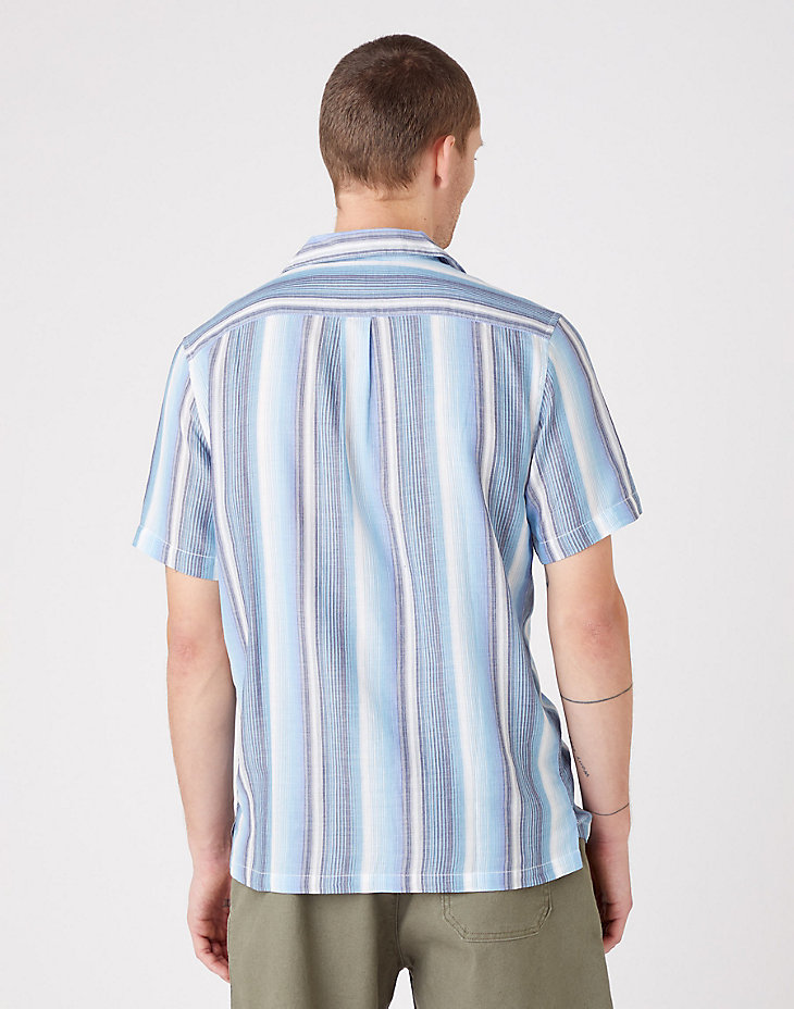 Short Sleeve Resort Shirt in Medieval Blue alternative view 2