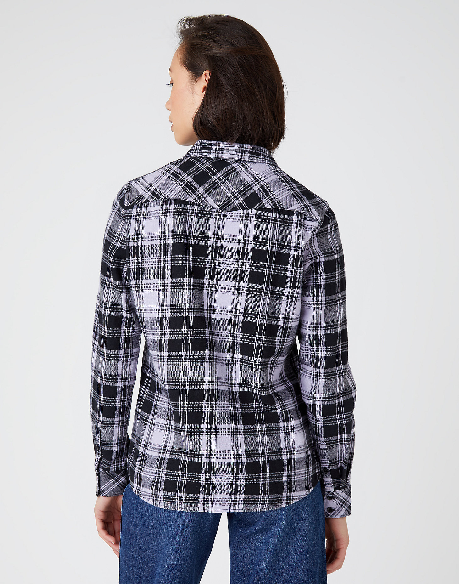 Western Check Shirt in Heirloom Lilac alternative view 2