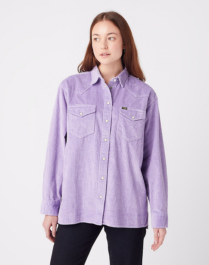 Western Overshirt in Bougainville Purple main view