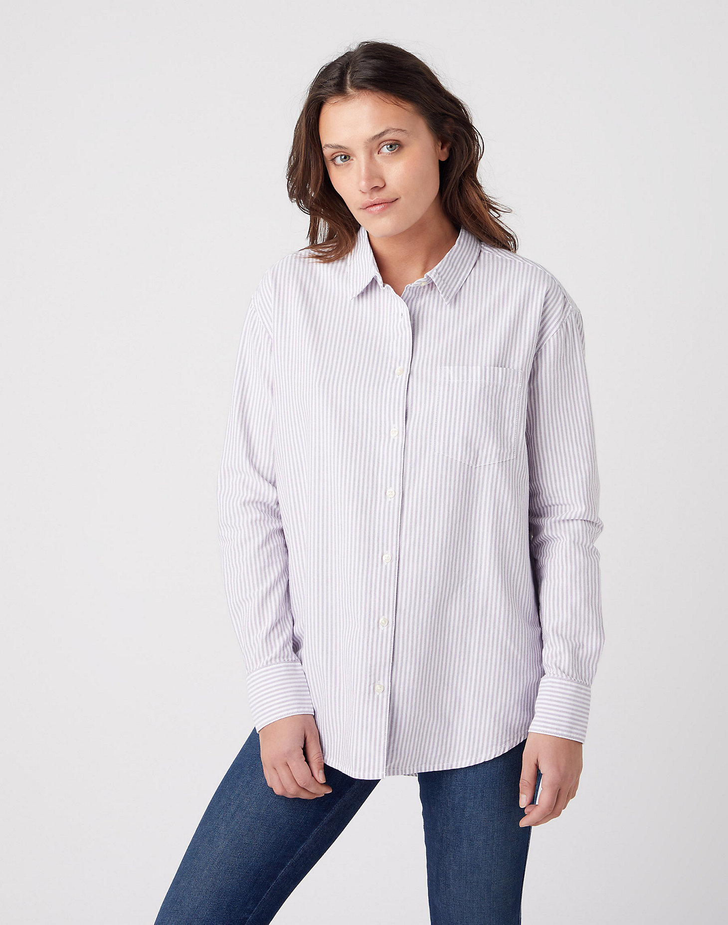 Oxford Shirt in Orchid Mist main view